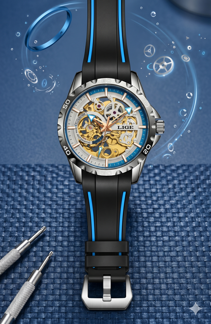 Modern mechanical watch with bold design |Style | Irresistible