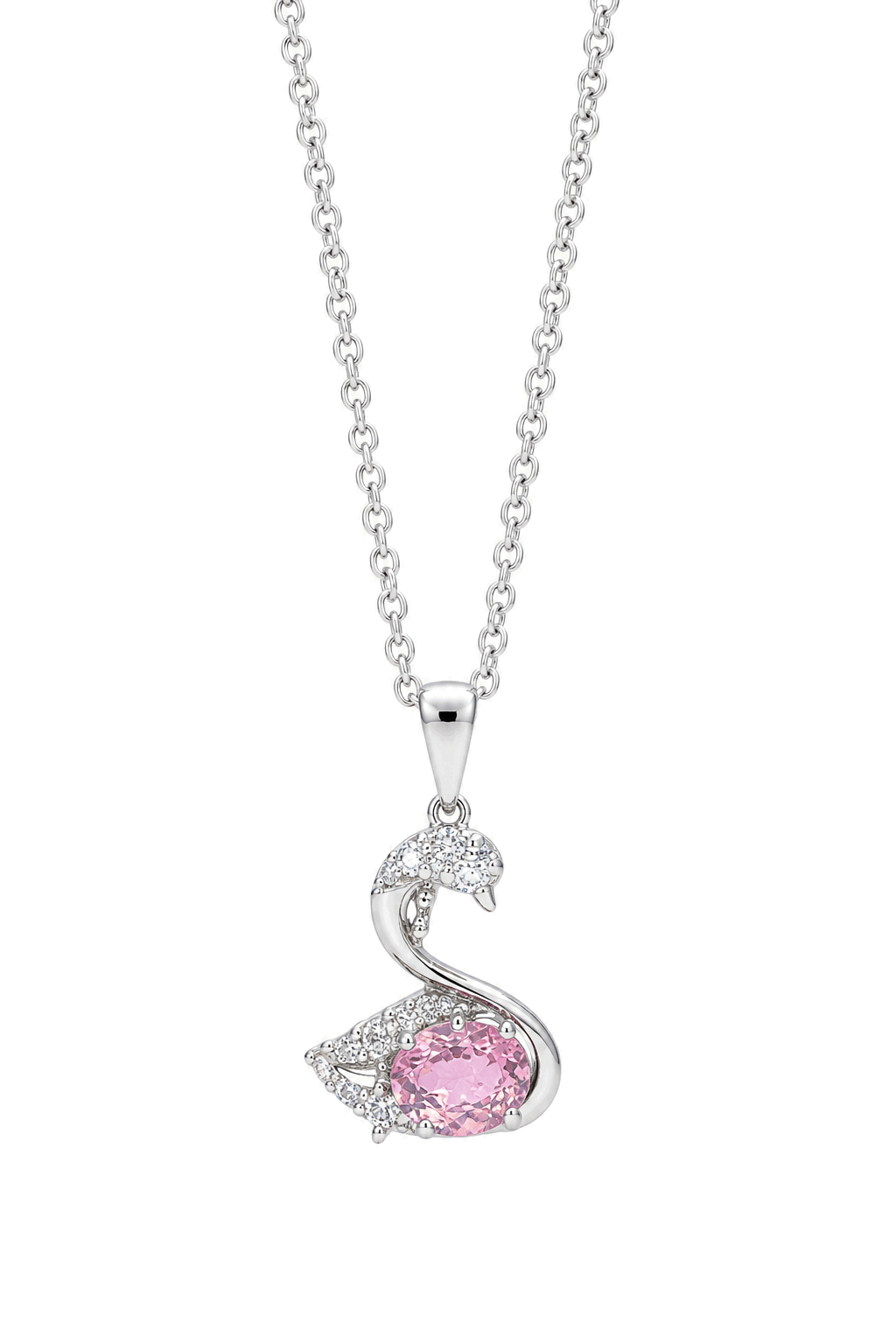 “Elegance That Speaks — 92.5 Sterling Silver Swan Locket”